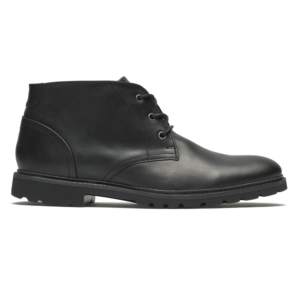 Rockport Singapore Mens Boots - Sharp & Ready Chukka Black - YB1923405